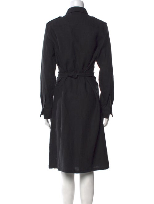 Nili Lotan Linen Midi Length Dress