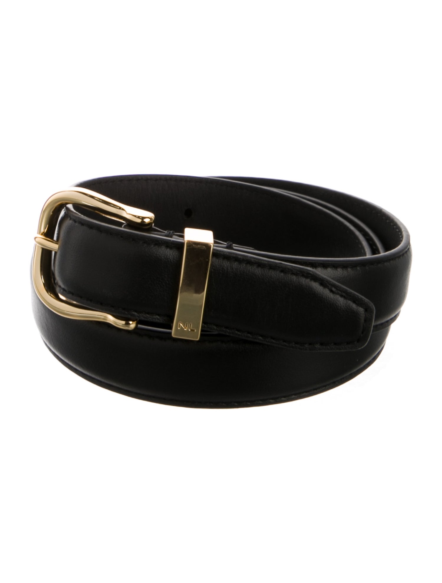 Nili Lotan Skinny Leather Waist Belt