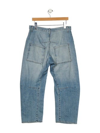 Nili Lotan High-Rise Straight Leg Jeans