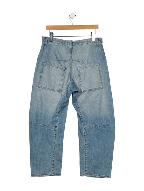 Nili Lotan High-Rise Straight Leg Jeans