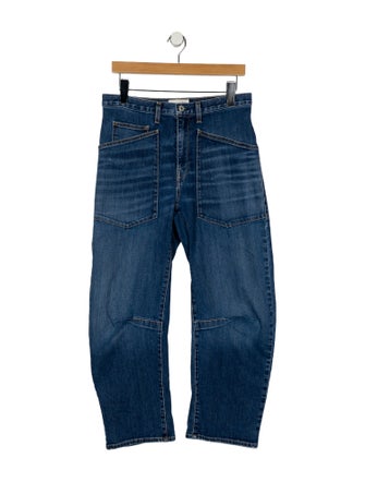 Nili Lotan High-Rise Wide Leg Jeans