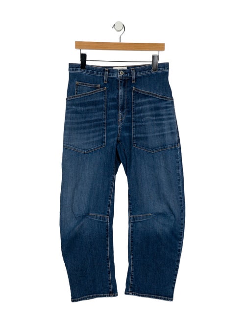 Nili Lotan High-Rise Wide Leg Jeans