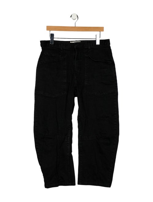 Nili Lotan Mid-Rise Wide Leg Jeans