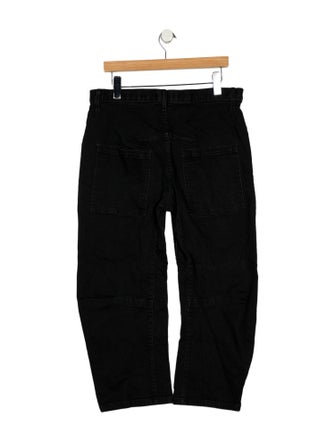 Nili Lotan Mid-Rise Wide Leg Jeans