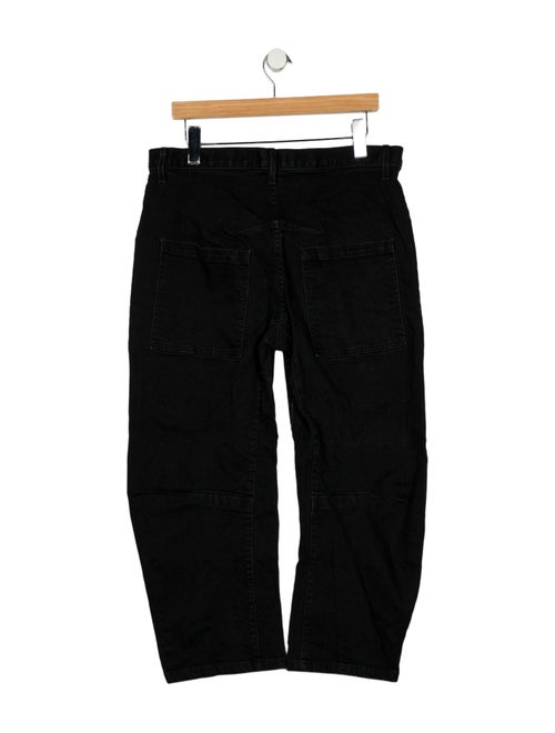 Nili Lotan Mid-Rise Wide Leg Jeans