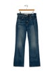 Nili Lotan Mid-Rise Straight Leg Jeans