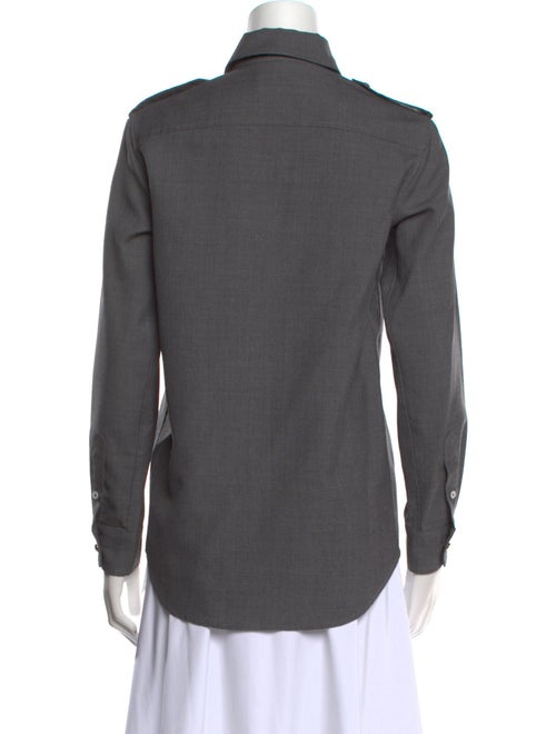 Nili Lotan Long Sleeve Button-Up Top