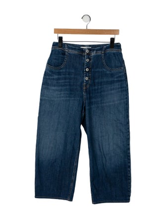 Nili Lotan High-Rise Wide Leg Jeans