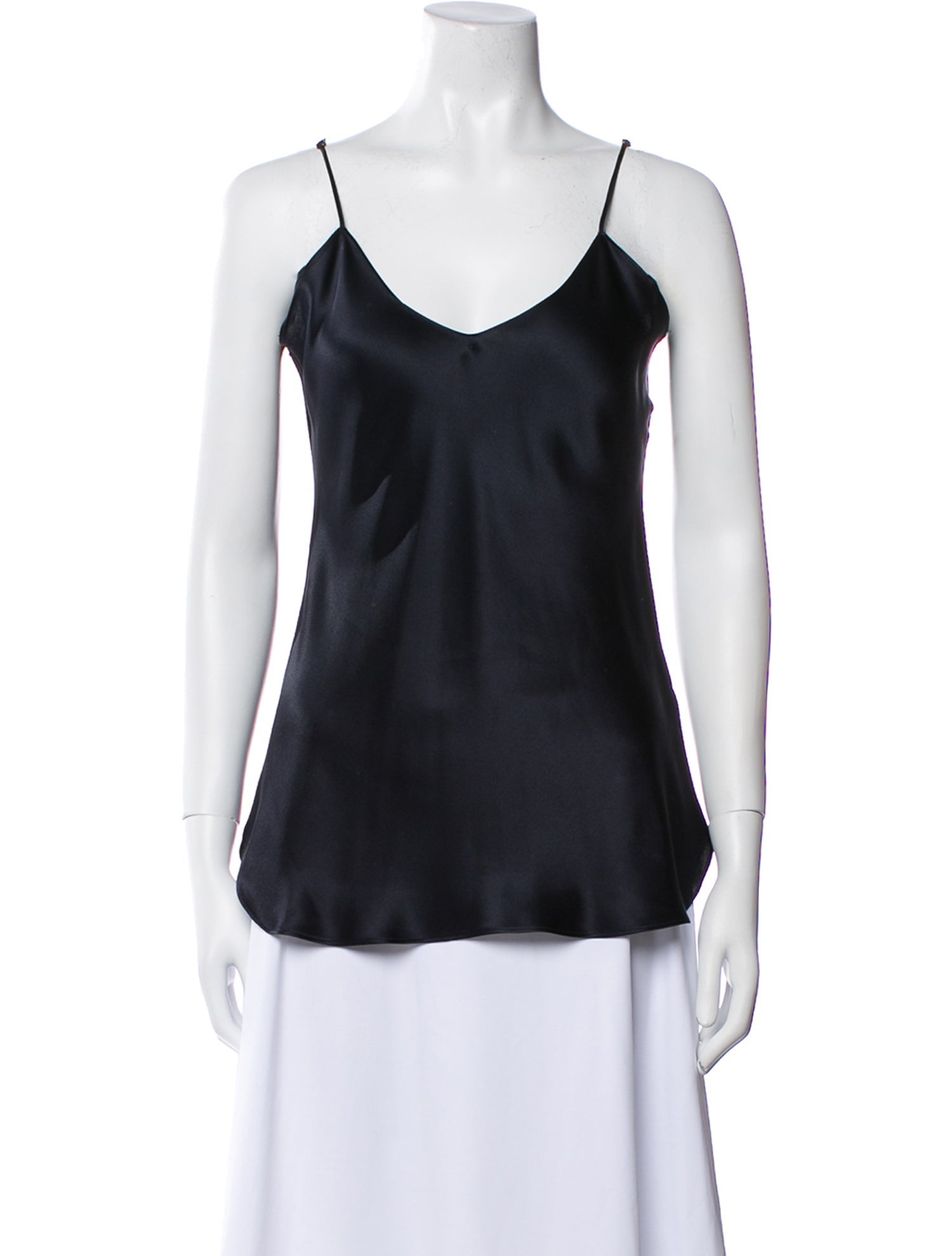 Nili Lotan Silk V-Neck Top