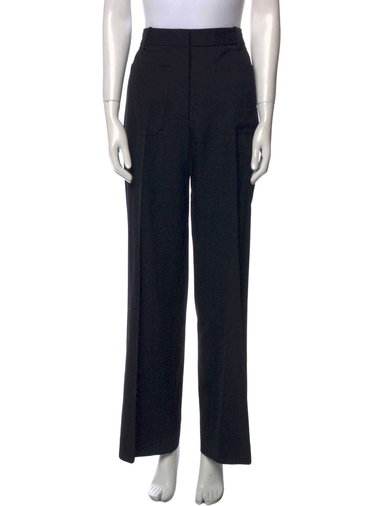 Nili Lotan Virgin Wool Wide Leg Pants