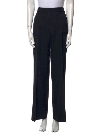 Nili Lotan Virgin Wool Wide Leg Pants