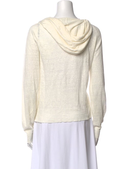 Nili Lotan Linen V-Neck Sweatshirt