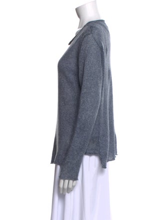 Nili Lotan Linen Scoop Neck T-Shirt