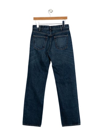 Nili Lotan High-Rise Straight Leg Jeans