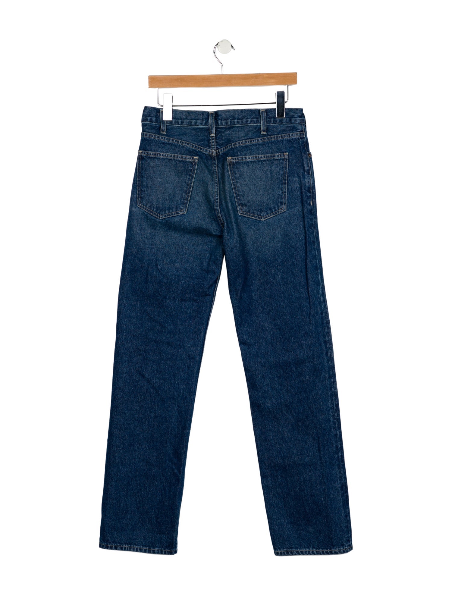 Nili Lotan Mid-Rise Straight Leg Jeans