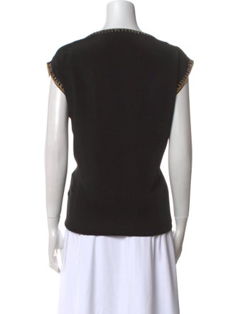 Nili Lotan Silk Bateau Neckline Top