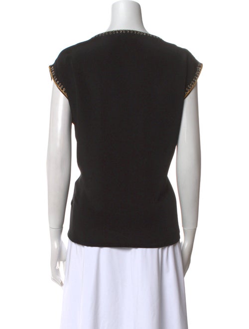 Nili Lotan Silk Bateau Neckline Top