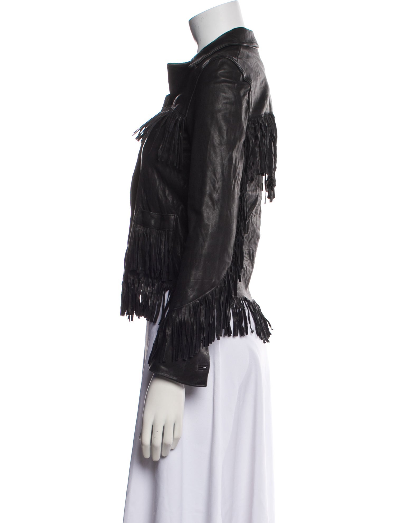 Nili Lotan Lambskin Biker Jacket