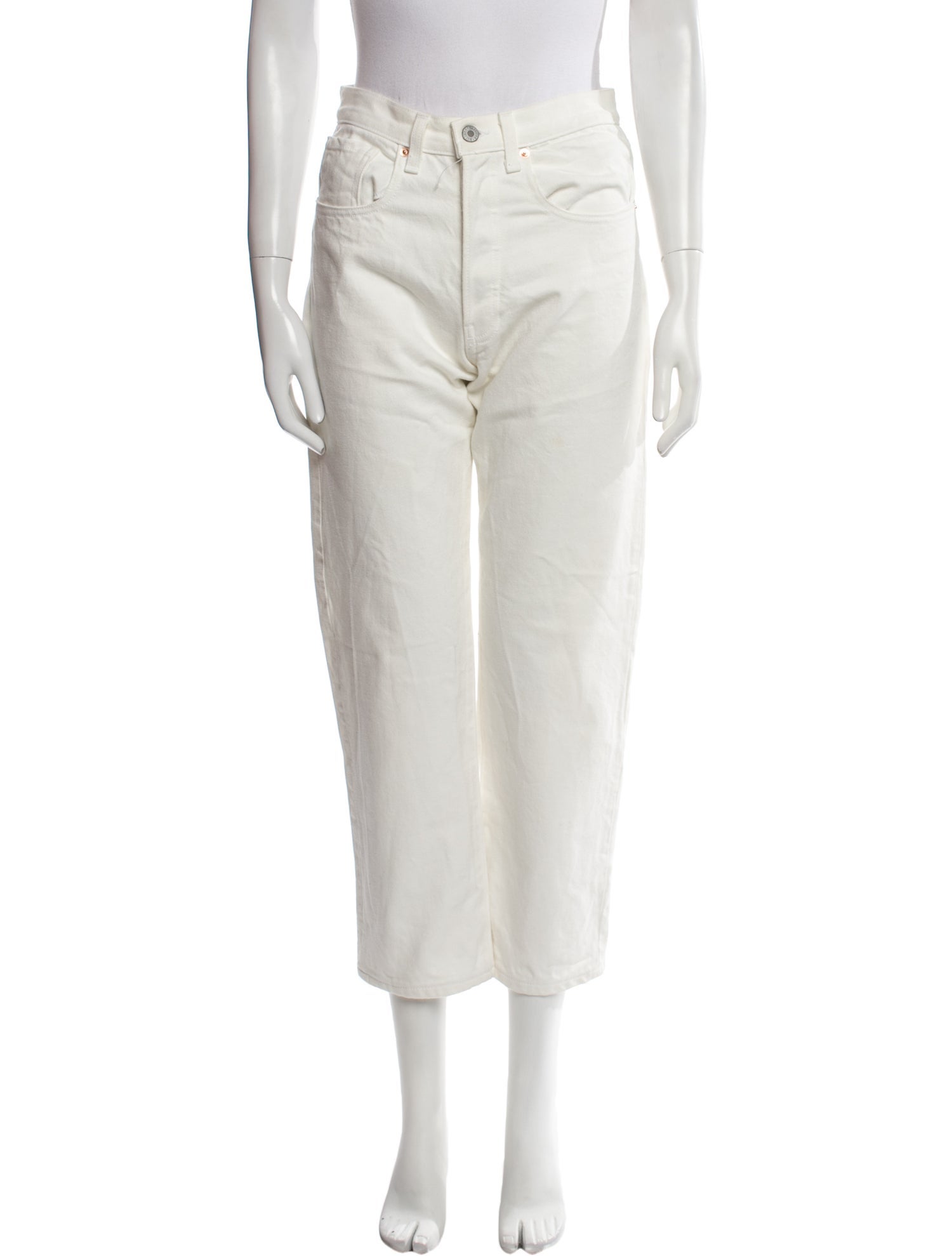 Nili Lotan High-Rise Straight Leg Jeans