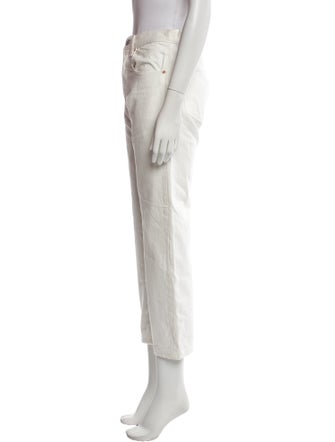 Nili Lotan High-Rise Straight Leg Jeans