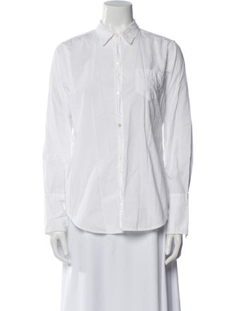 Nili Lotan Long Sleeve Button-Up Top