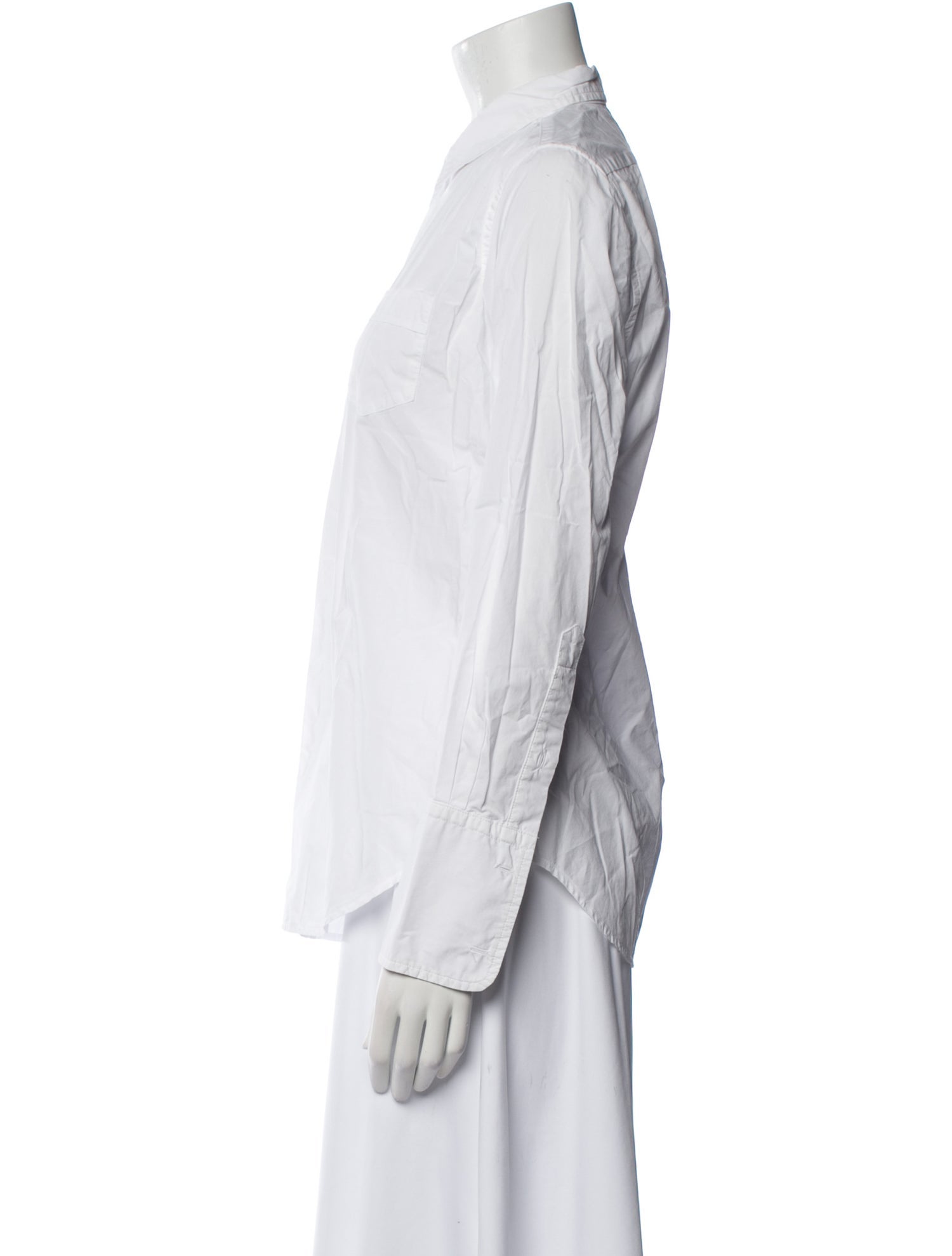 Nili Lotan Long Sleeve Button-Up Top