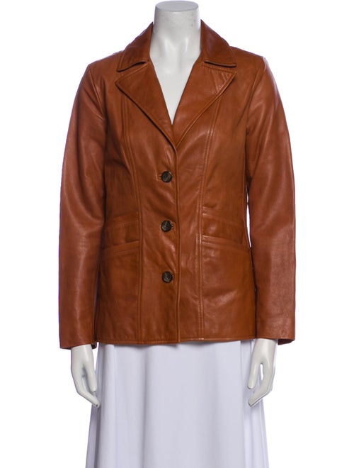 Nili Lotan Lamb Leather Blazer