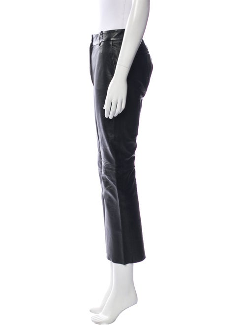 Nili Lotan Lambskin Wide Leg Pants