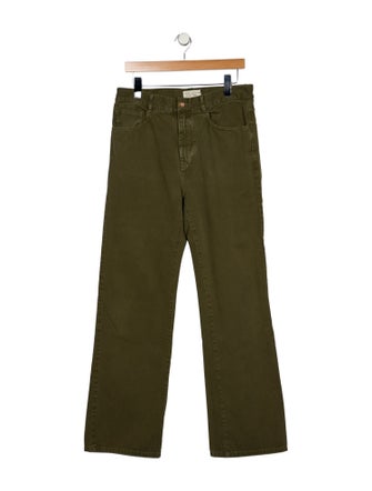 Nili Lotan Mid-Rise Wide Leg Jeans