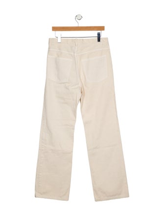 Nili Lotan High-Rise Wide Leg Jeans