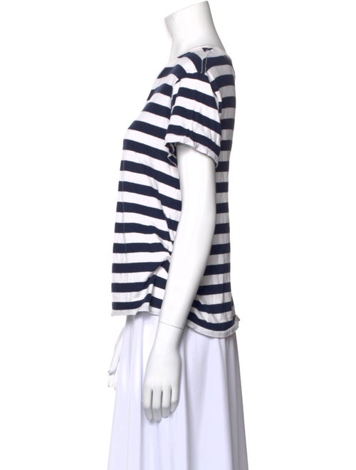 Nili Lotan Striped Bateau Neckline T-Shirt