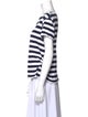 Nili Lotan Striped Bateau Neckline T-Shirt