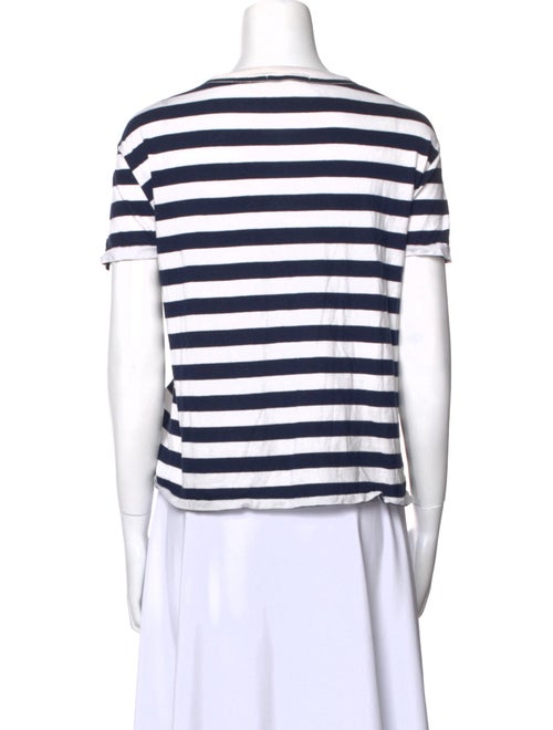Nili Lotan Striped Bateau Neckline T-Shirt