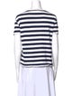 Nili Lotan Striped Bateau Neckline T-Shirt