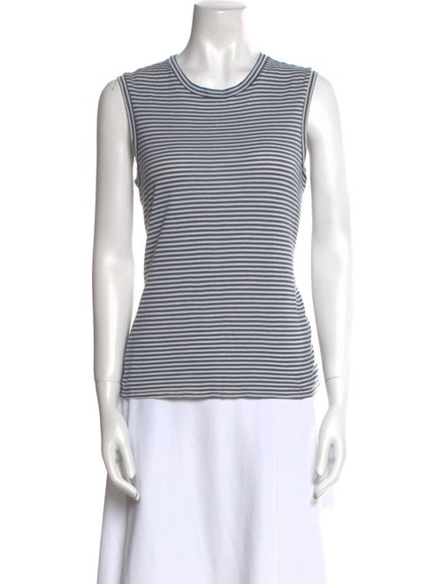 Nili Lotan Striped Crew Neck Top