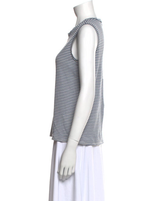 Nili Lotan Striped Crew Neck Top