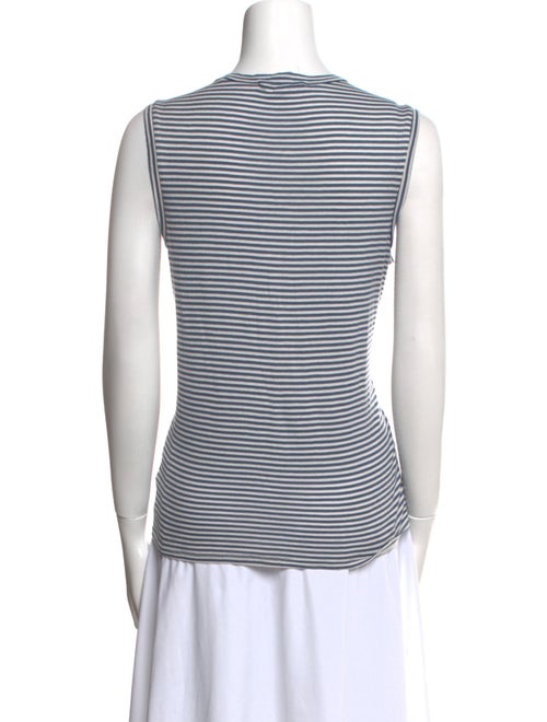 Nili Lotan Striped Crew Neck Top