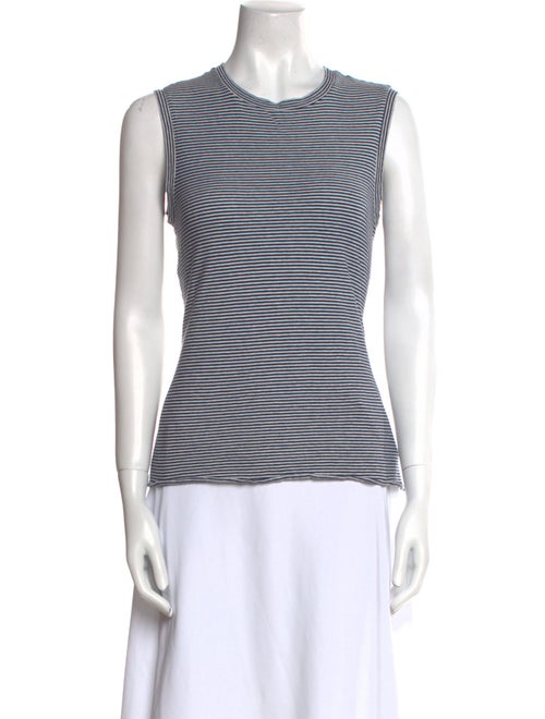 Nili Lotan Striped Crew Neck Top