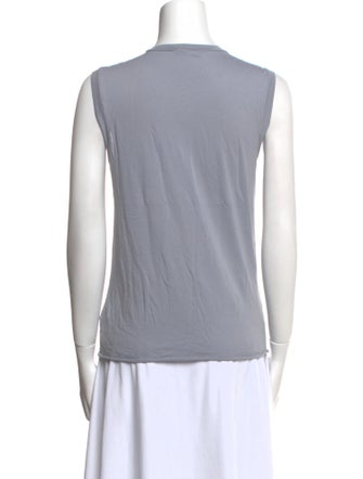 Nili Lotan Crew Neck Sleeveless Top