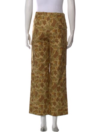 Nili Lotan Floral Print Wide Leg Pants