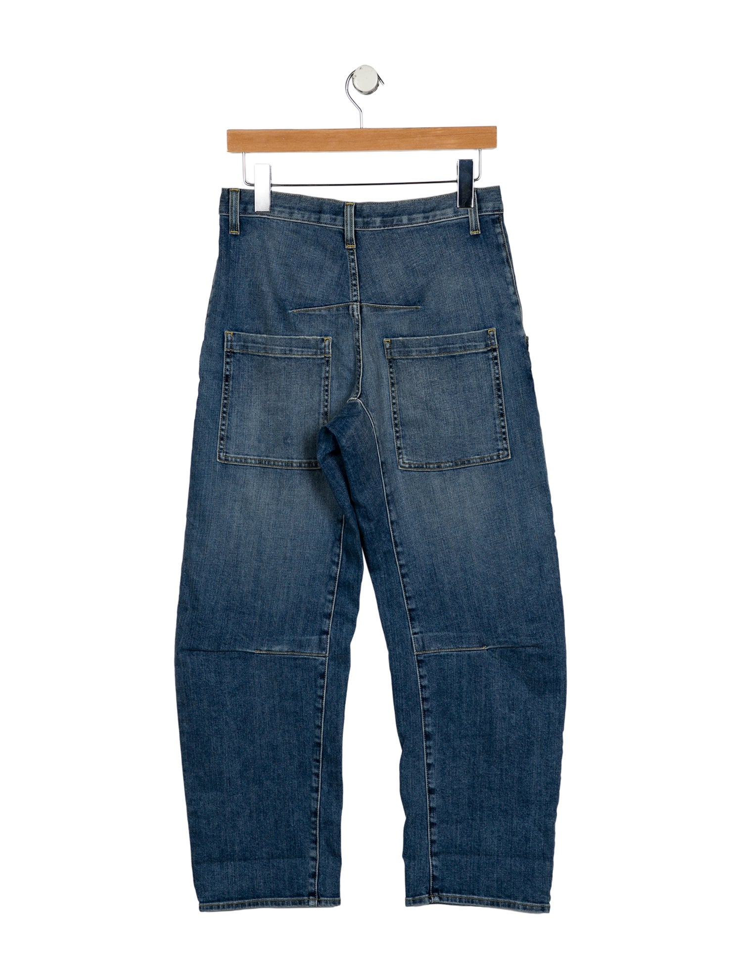 Nili Lotan High-Rise Straight Leg Jeans