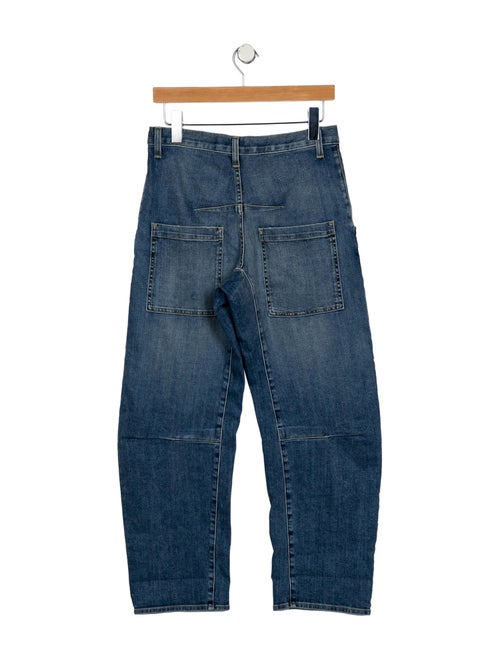 Nili Lotan High-Rise Straight Leg Jeans