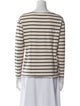 Nili Lotan Striped Scoop Neck Top