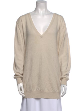 Nili Lotan Cashmere V-Neck Sweater