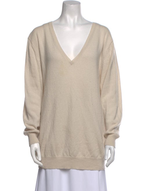 Nili Lotan Cashmere V-Neck Sweater