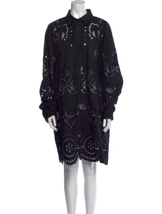 Nili Lotan Patterned Knee-Length Dress