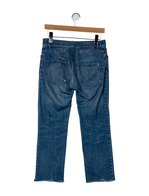 Nili Lotan Mid-Rise Straight Leg Jeans