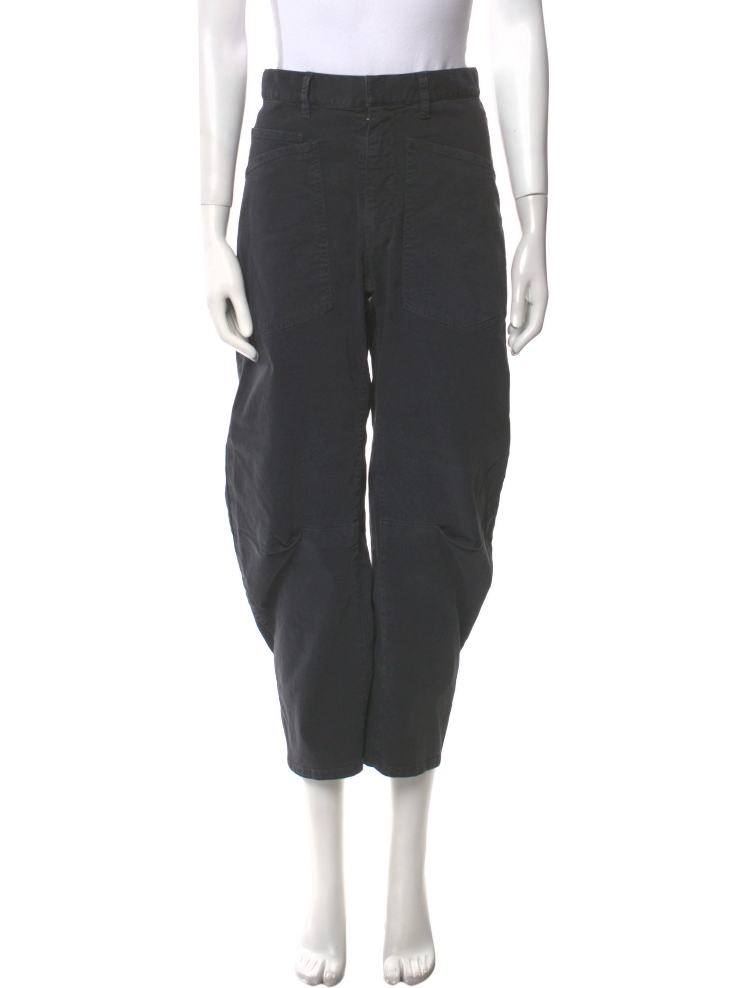 Nili Lotan Mid-Rise Straight Leg Jeans