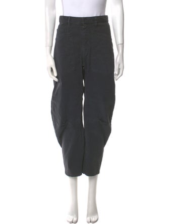 Nili Lotan Mid-Rise Straight Leg Jeans