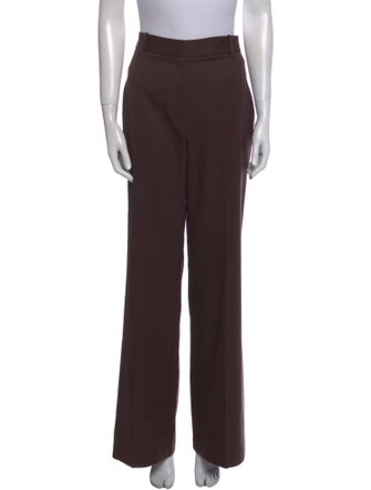 Nili Lotan Virgin Wool Wide Leg Pants